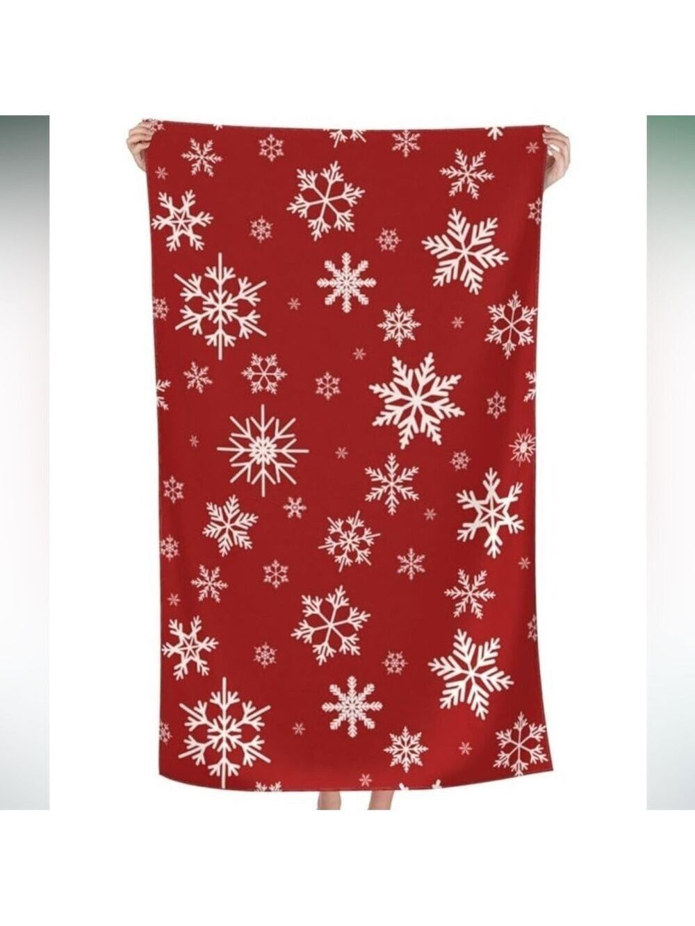 Microfiber Christmas Bath Towel 27x55